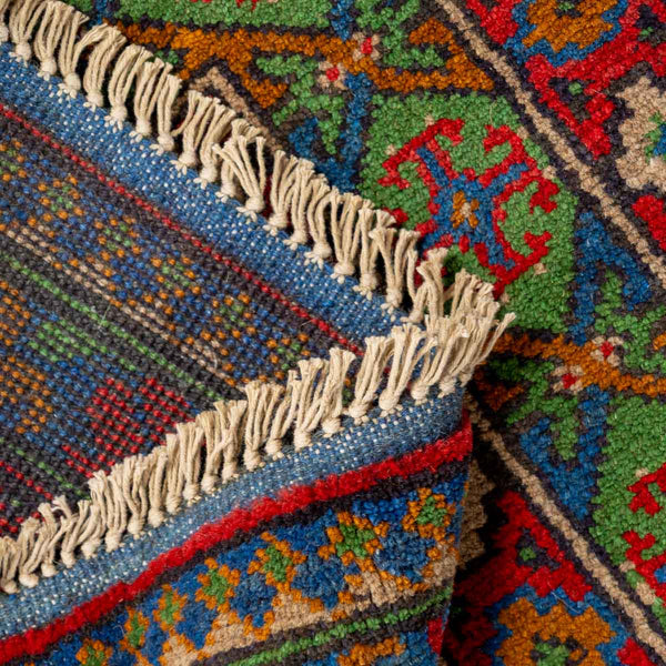 שטיח אפגני בוכרה 00 כחול 297*201 | Bokhara Rug