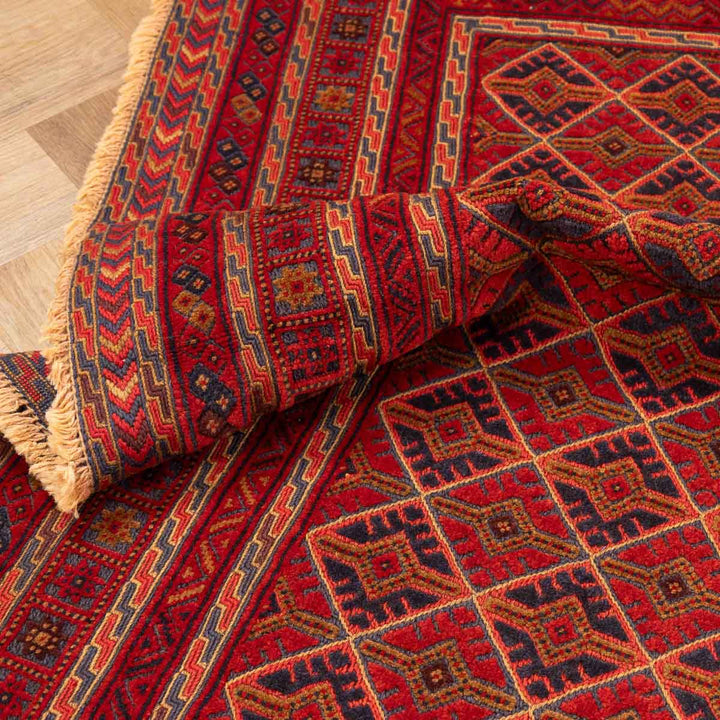 שטיח אוזבקי 00 אדום 196*150 | Uzbek