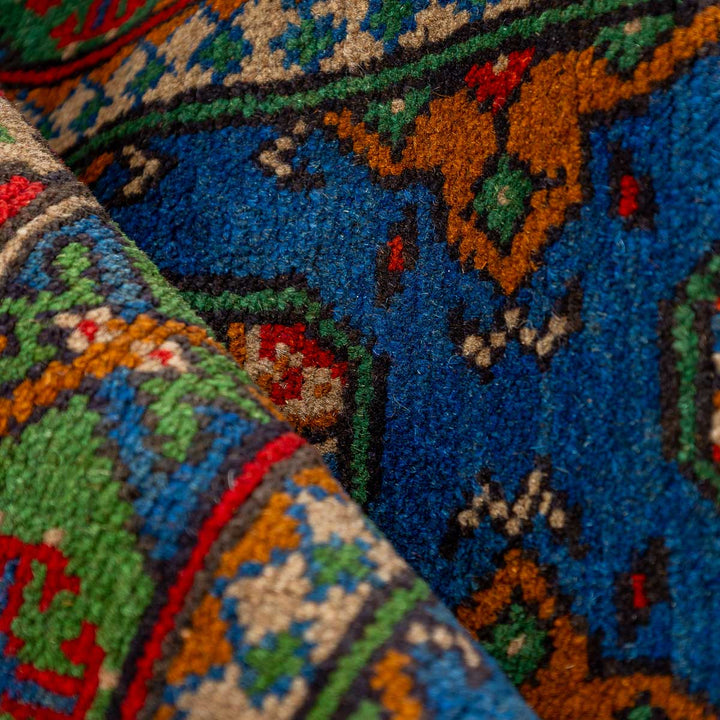 שטיח אפגני בוכרה 00 כחול 297*201 | Bokhara Rug