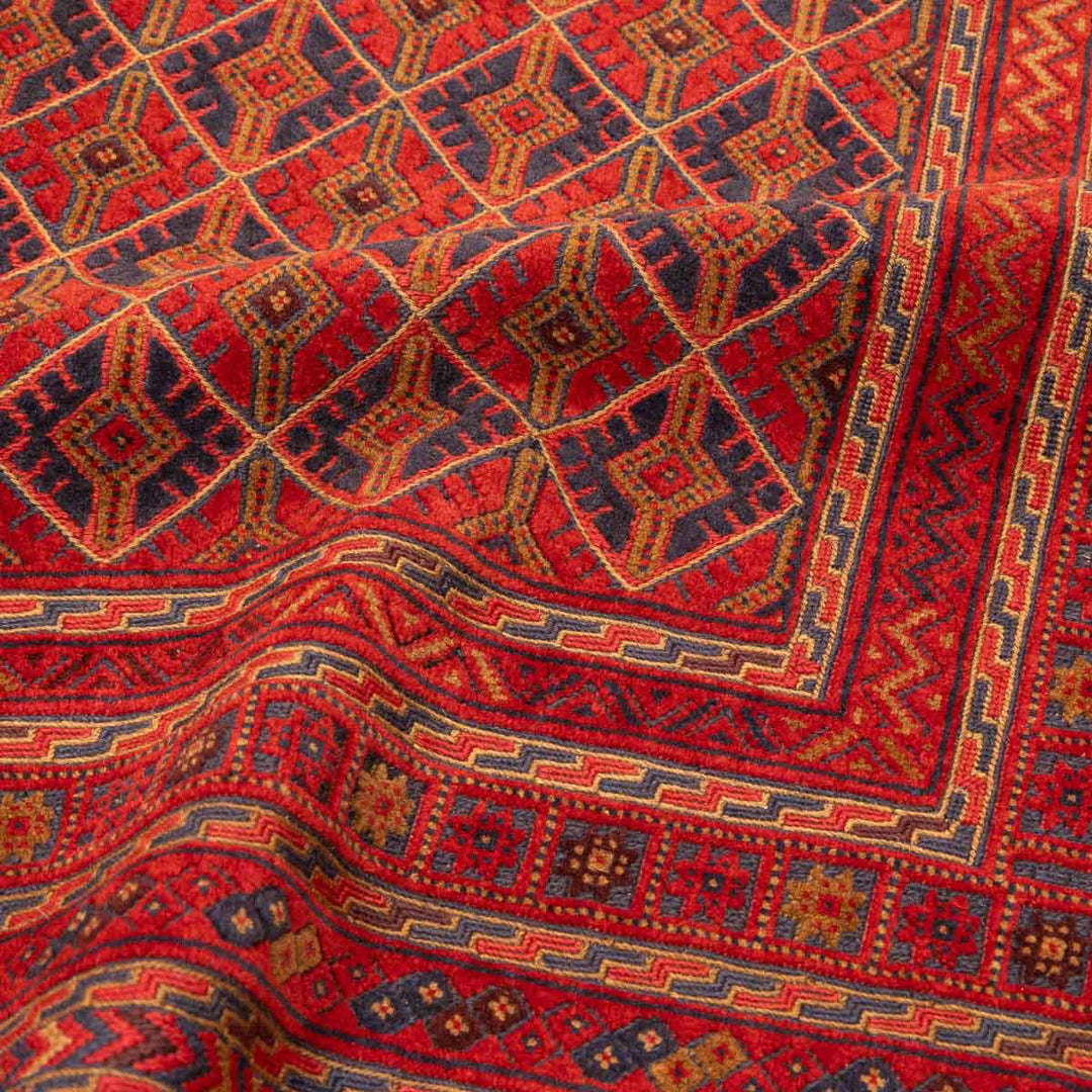 שטיח אוזבקי 00 אדום 196*150 | Uzbek