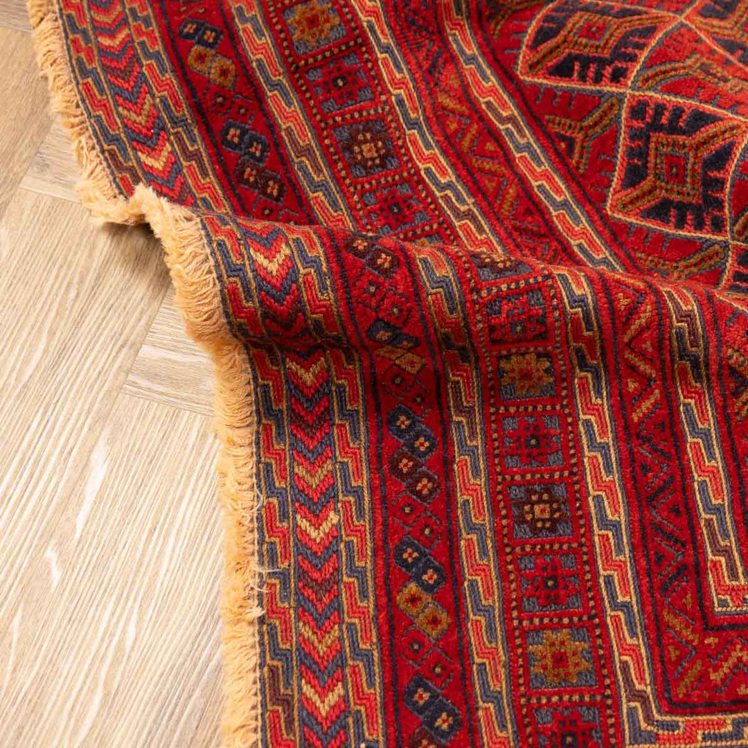 שטיח אוזבקי 00 אדום 196*150 | Uzbek