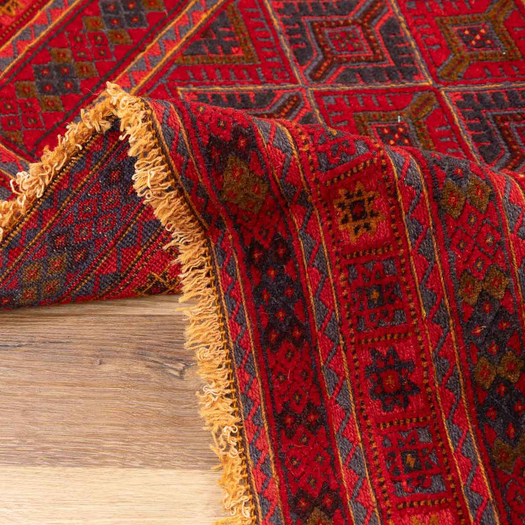 שטיח אוזבקי 00 אדום 196*145 | Uzbek