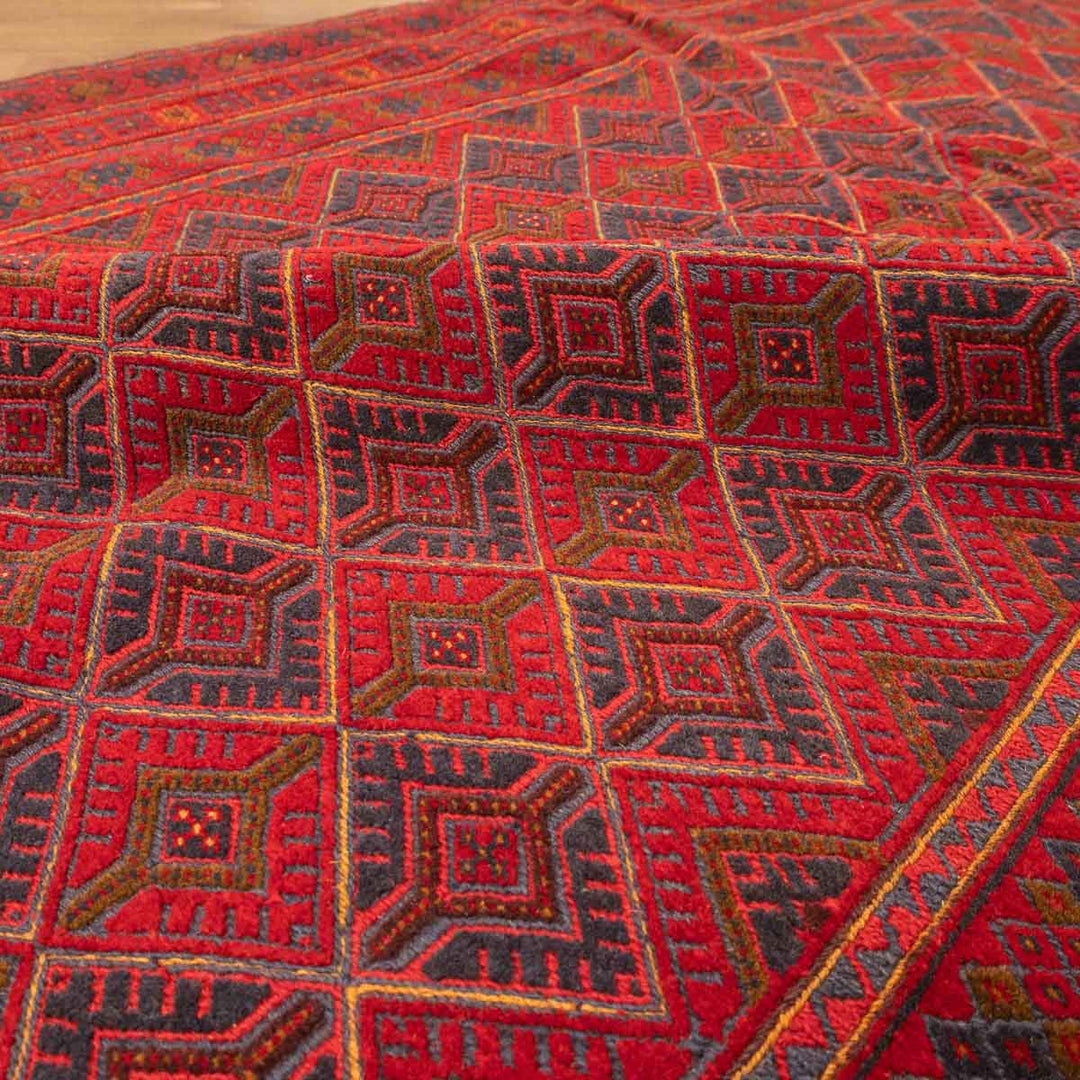 שטיח אוזבקי 00 אדום 196*145 | Uzbek