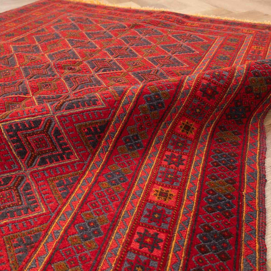 שטיח אוזבקי 00 אדום 196*145 | Uzbek