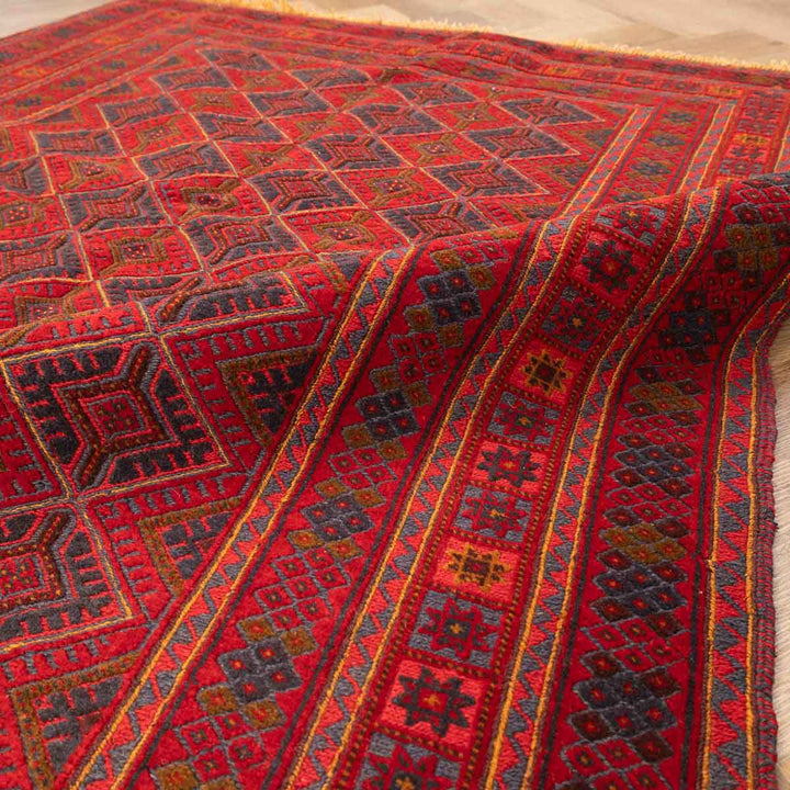 שטיח אוזבקי 00 אדום 196*145 | Uzbek