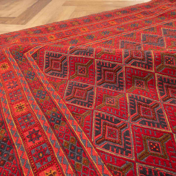 שטיח אוזבקי 00 אדום 196*145 | Uzbek