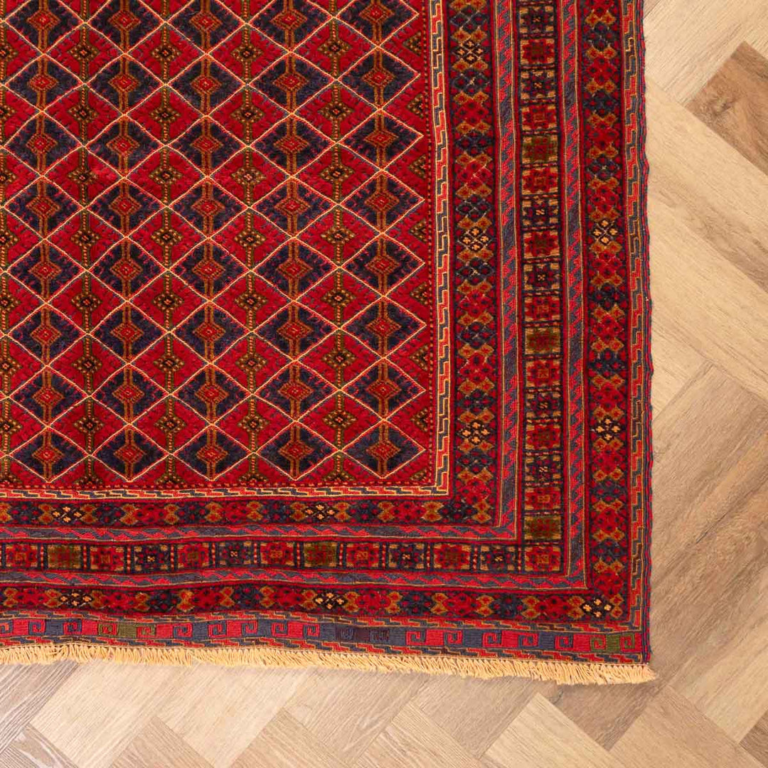 שטיח אוזבקי 00 אדום 191*147 | Uzbek