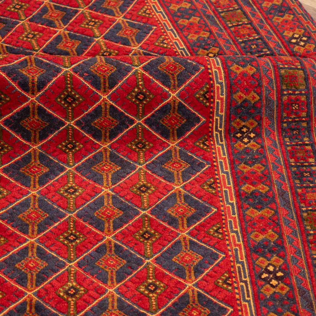 שטיח אוזבקי 00 אדום 191*147 | Uzbek