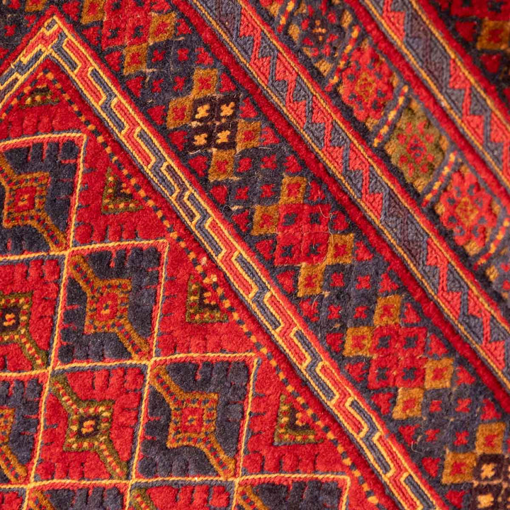 שטיח אוזבקי 00 אדום 191*147 | Uzbek