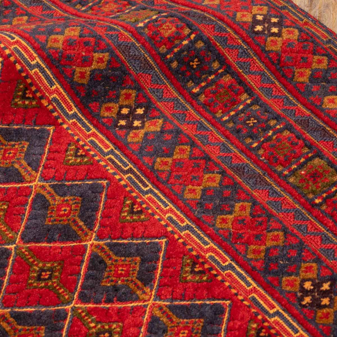 שטיח אוזבקי 00 אדום 191*147 | Uzbek