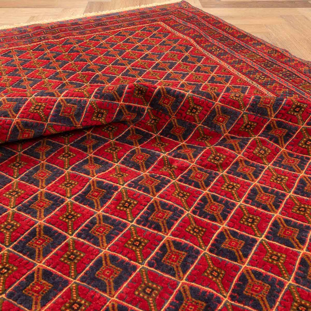 שטיח אוזבקי 00 אדום 191*147 | Uzbek