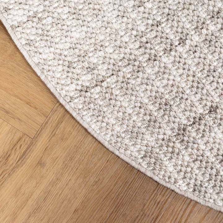 שטיח מלה עגול 01 אפור | MELA