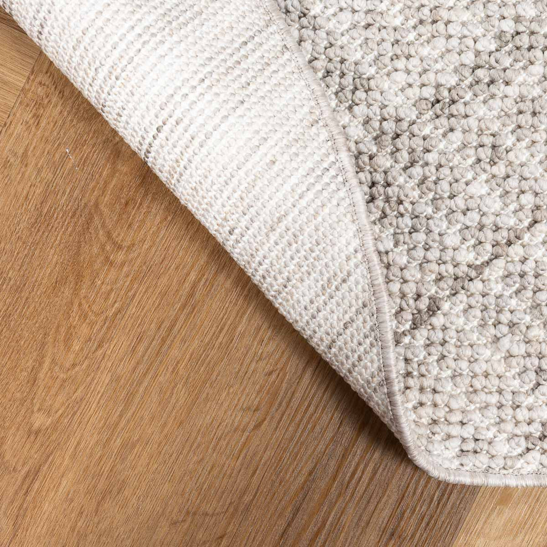 שטיח מלה עגול 01 אפור | MELA