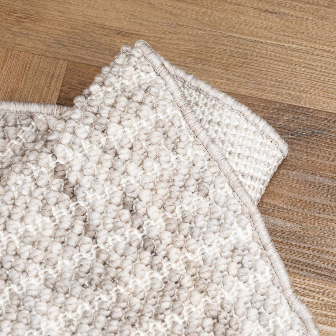 שטיח מלה עגול 01 אפור | MELA