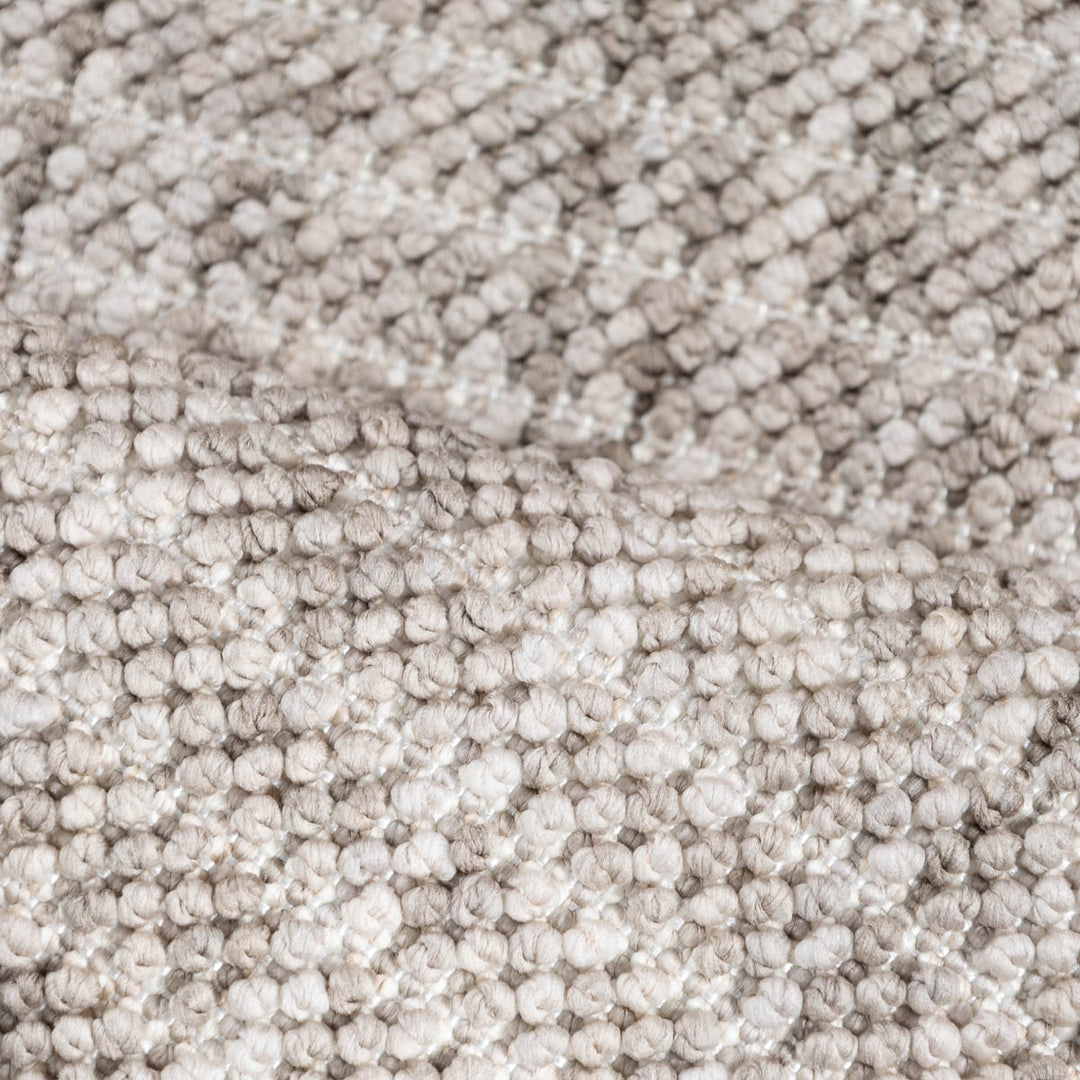 שטיח מלה עגול 01 אפור | MELA