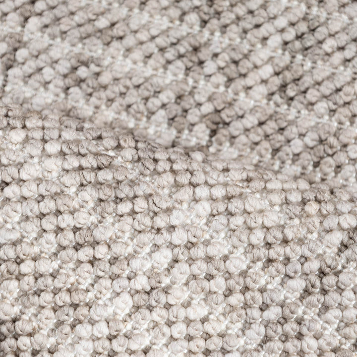 שטיח מלה עגול 01 אפור | MELA