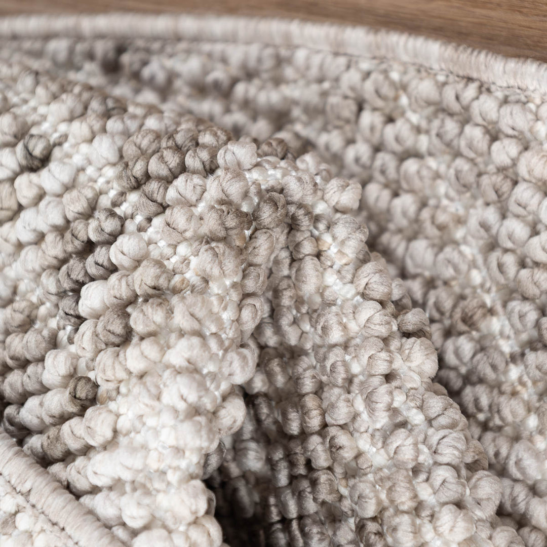 שטיח מלה עגול 01 אפור | MELA