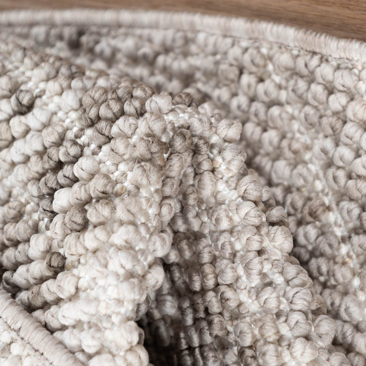 שטיח מלה עגול 01 אפור | MELA