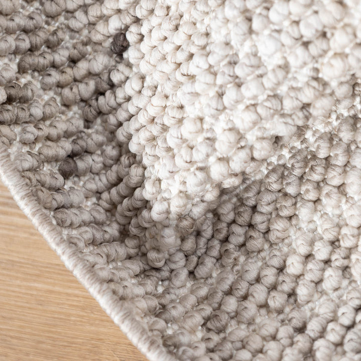 שטיח מלה עגול 01 אפור | MELA