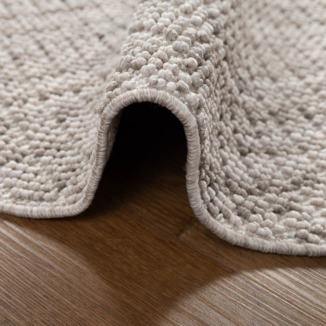 שטיח מלה עגול 01 אפור | MELA