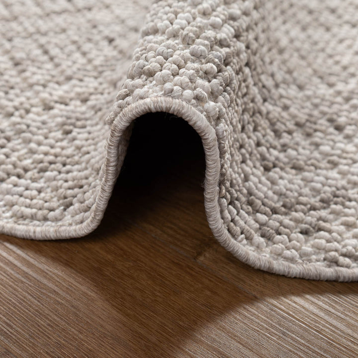 שטיח מלה עגול 01 אפור | MELA