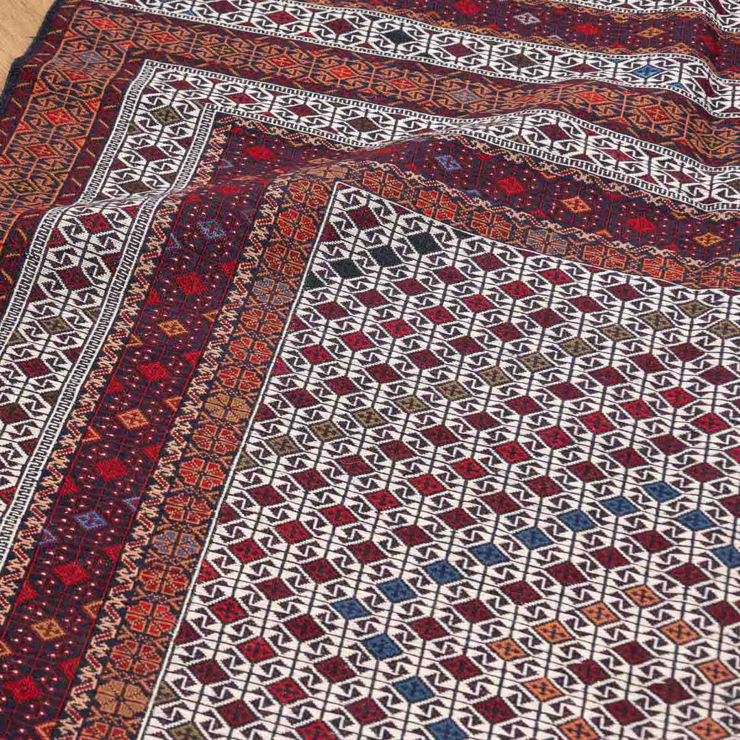 שטיח סומק פרסי 00 צבעוני 216*130 | Persian Sumak