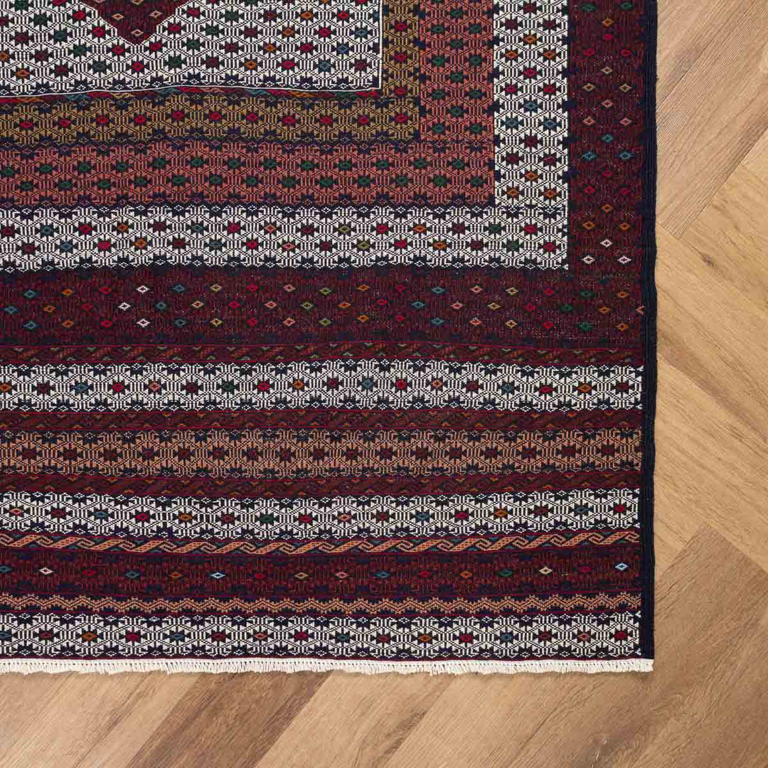 שטיח סומק פרסי 00 צבעוני 201*126 | Persian Sumak