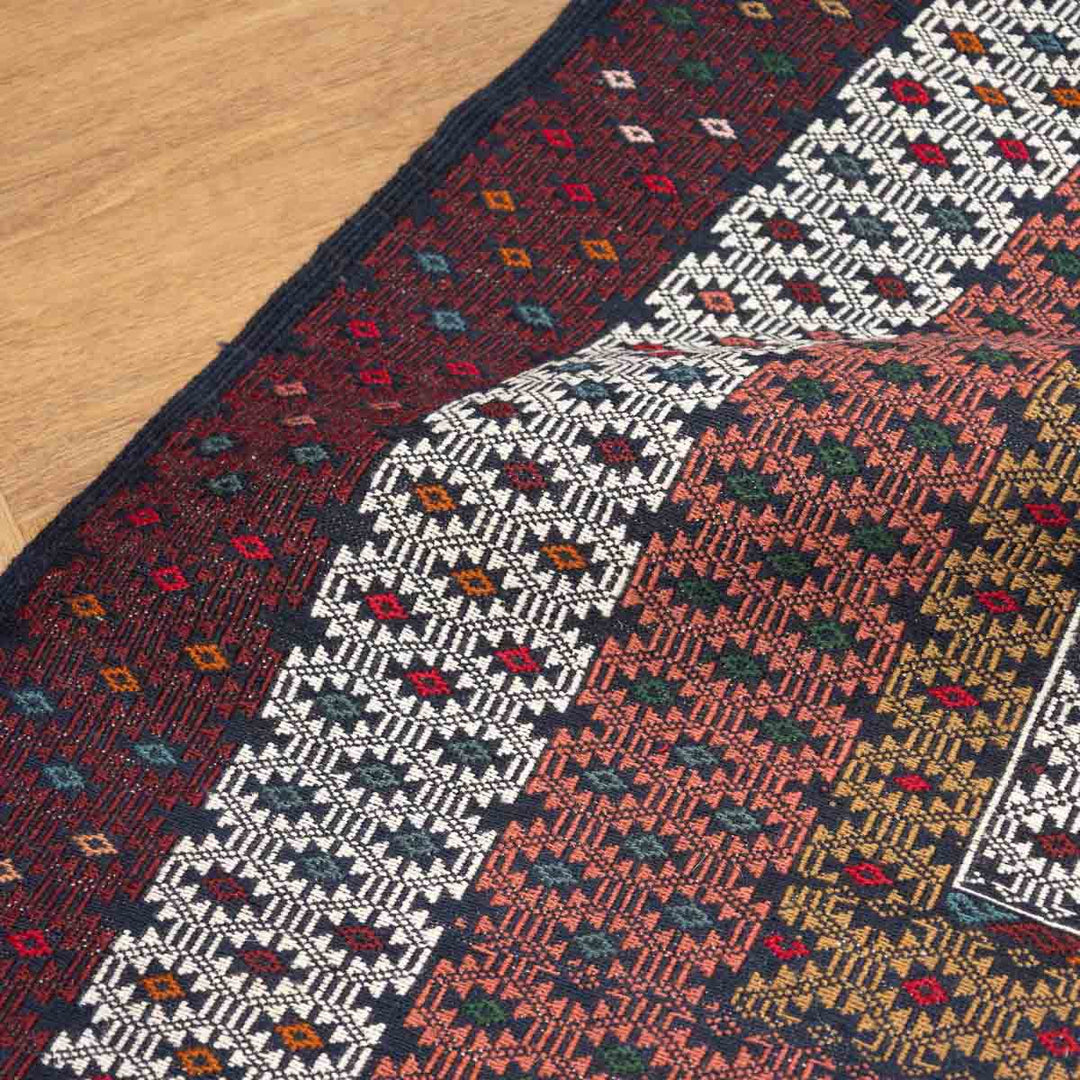 שטיח סומק פרסי 00 צבעוני 201*126 | Persian Sumak