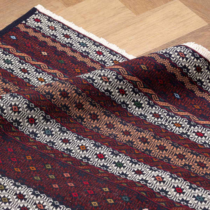 שטיח סומק פרסי 00 צבעוני 201*126 | Persian Sumak