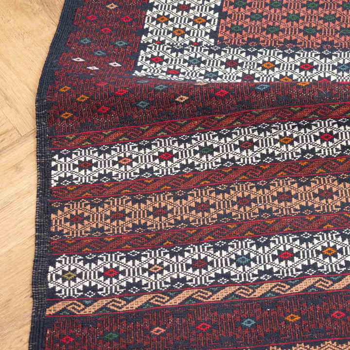 שטיח סומק פרסי 00 צבעוני 201*126 | Persian Sumak