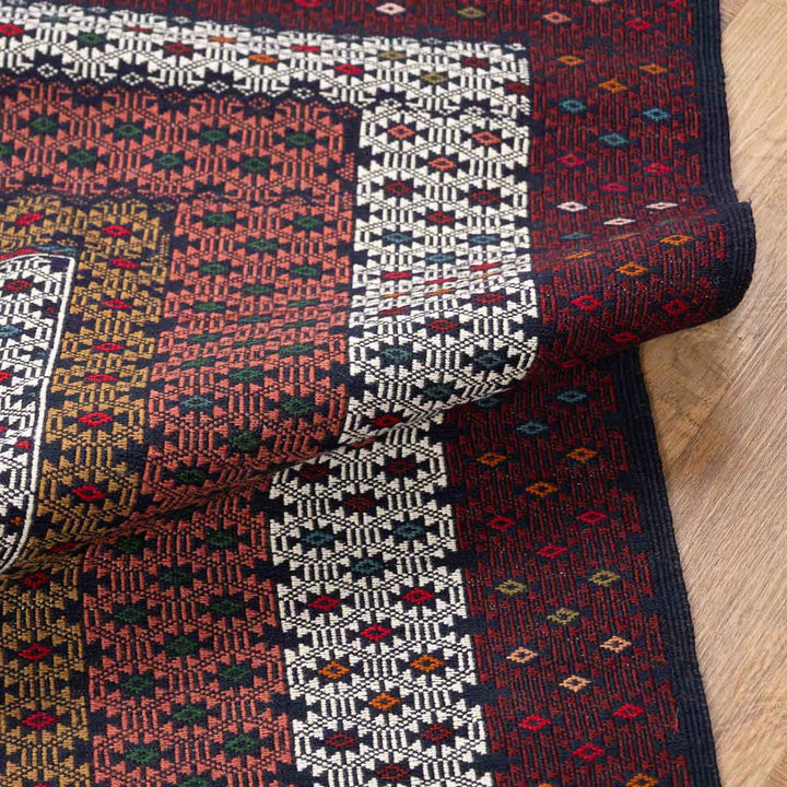 שטיח סומק פרסי 00 צבעוני 201*126 | Persian Sumak