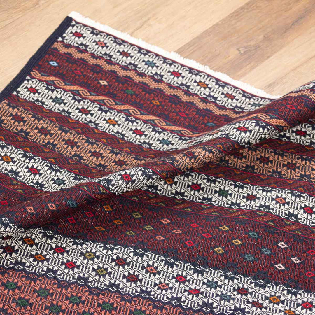 שטיח סומק פרסי 00 צבעוני 201*126 | Persian Sumak