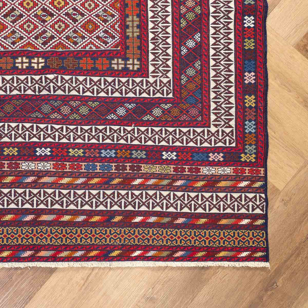 שטיח סומק פרסי 00 צבעוני 195*132 | Persian Sumak