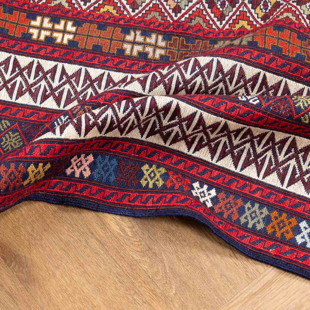 שטיח סומק פרסי 00 צבעוני 195*132 | Persian Sumak