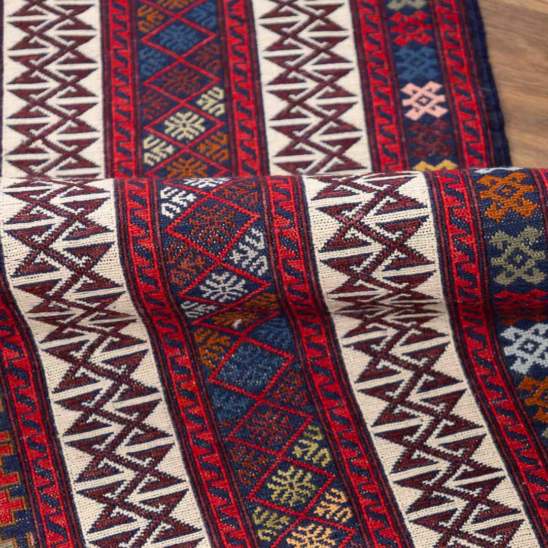 שטיח סומק פרסי 00 צבעוני 195*132 | Persian Sumak