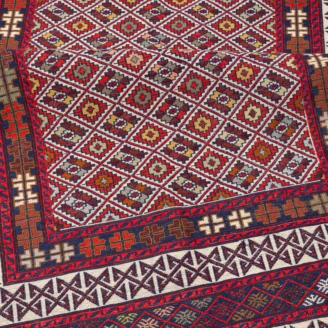 שטיח סומק פרסי 00 צבעוני 195*132 | Persian Sumak