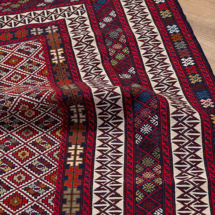 שטיח סומק פרסי 00 צבעוני 195*132 | Persian Sumak