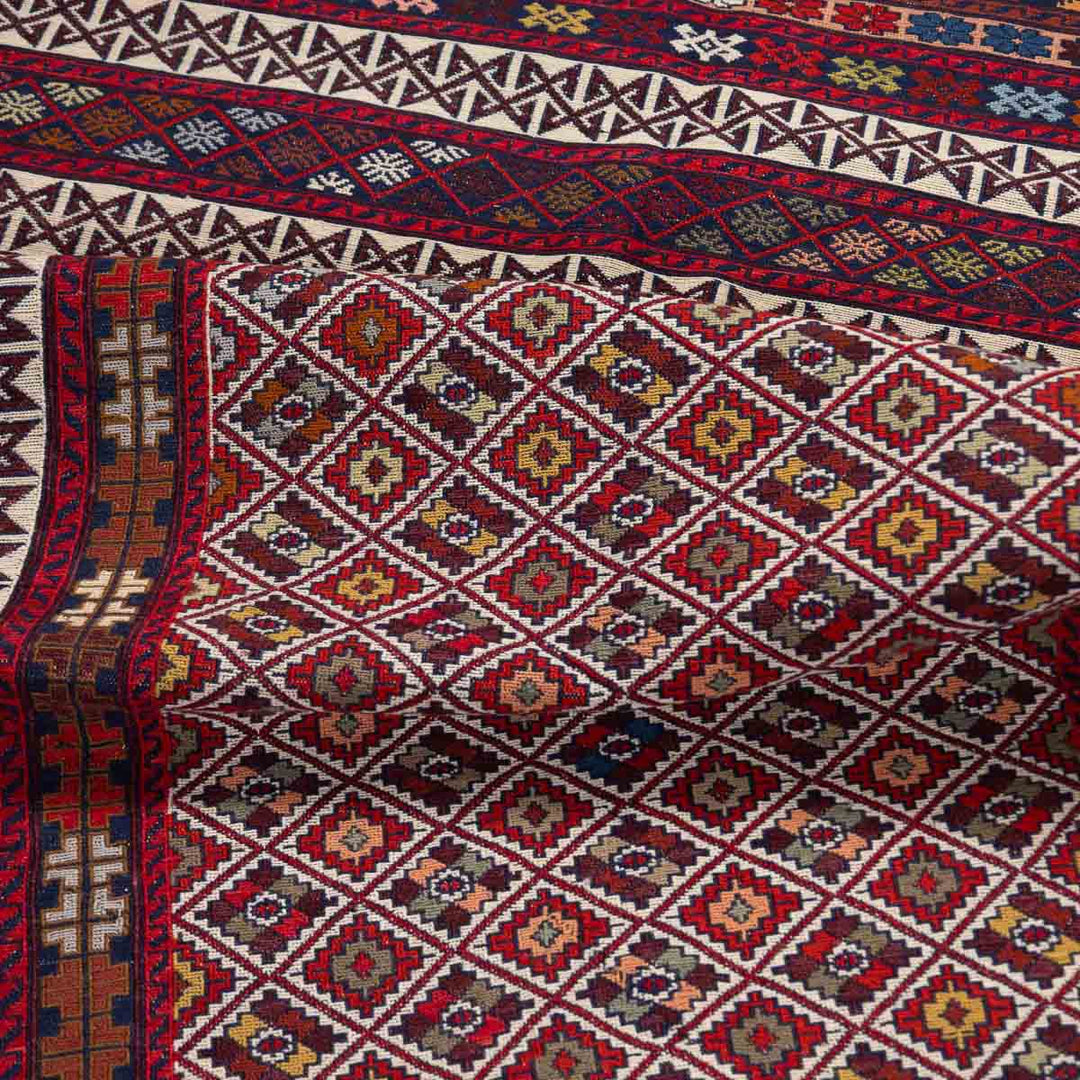 שטיח סומק פרסי 00 צבעוני 195*132 | Persian Sumak