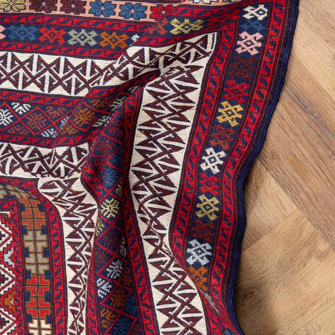 שטיח סומק פרסי 00 צבעוני 195*132 | Persian Sumak