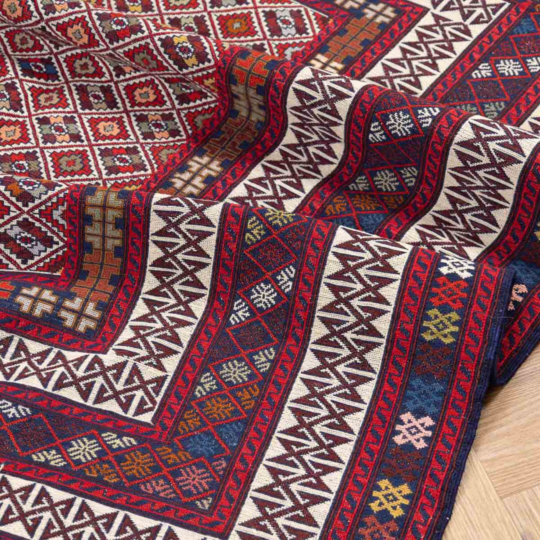 שטיח סומק פרסי 00 צבעוני 195*132 | Persian Sumak