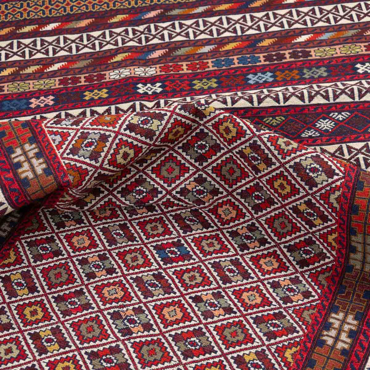 שטיח סומק פרסי 00 צבעוני 195*132 | Persian Sumak