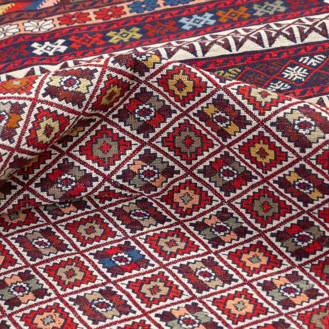 שטיח סומק פרסי 00 צבעוני 195*132 | Persian Sumak