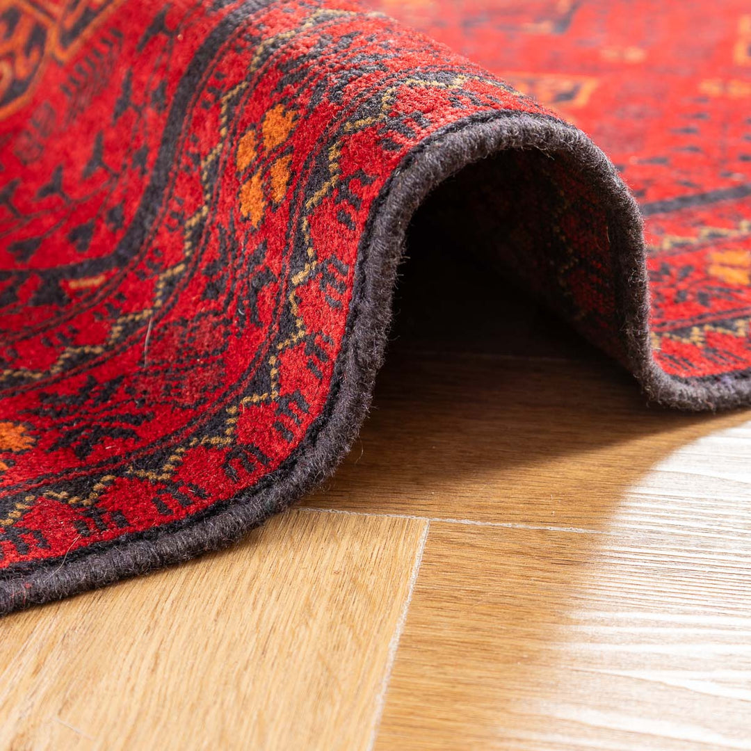 שטיח אפגני חלממדי 00 אדום 296*79