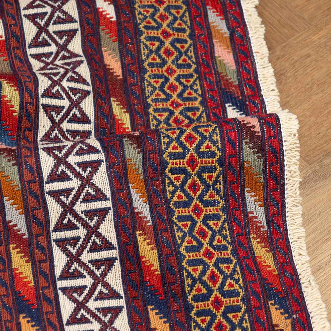 שטיח סומק פרסי 00 צבעוני 195*132 | Persian Sumak