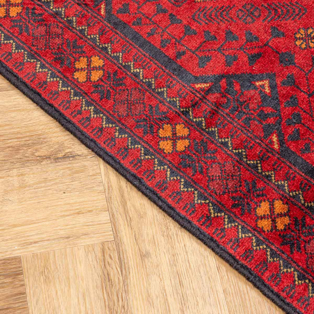 שטיח אפגני חלממדי 00 אדום 296*79