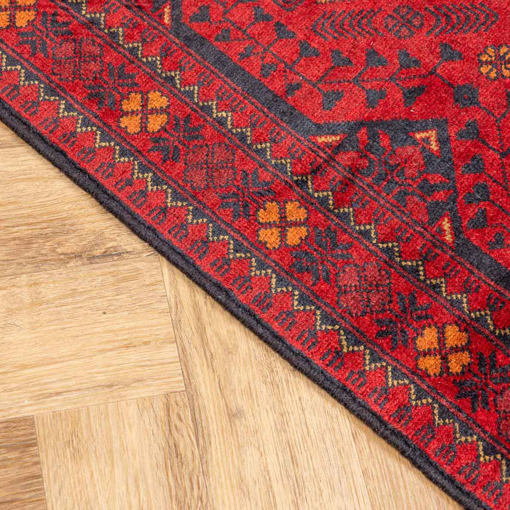 שטיח אפגני חלממדי 00 אדום 296*79