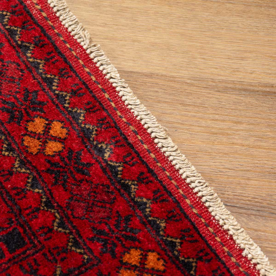 שטיח אפגני חלממדי 00 אדום 296*79