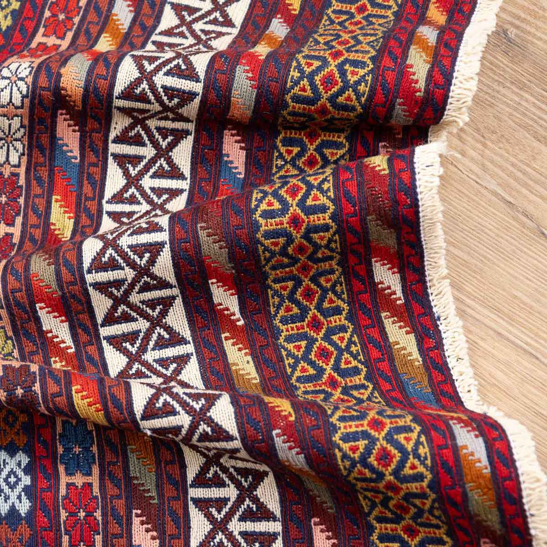 שטיח סומק פרסי 00 צבעוני 195*132 | Persian Sumak