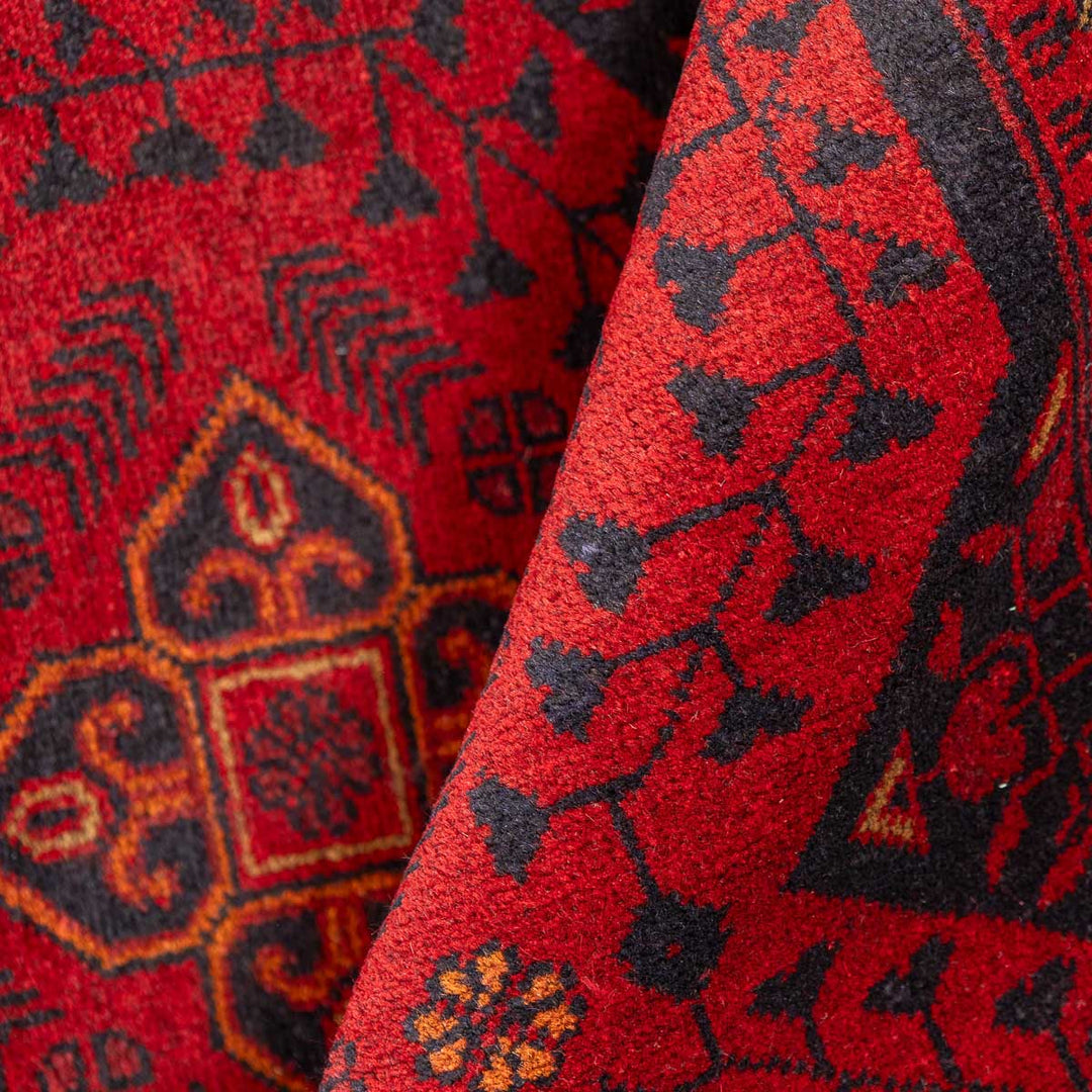 שטיח אפגני חלממדי 00 אדום 296*79