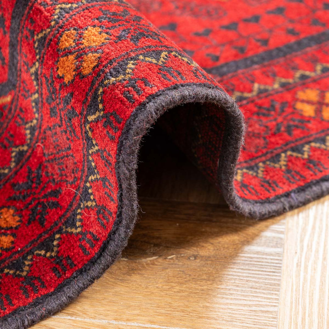 שטיח אפגני חלממדי 00 אדום 296*79